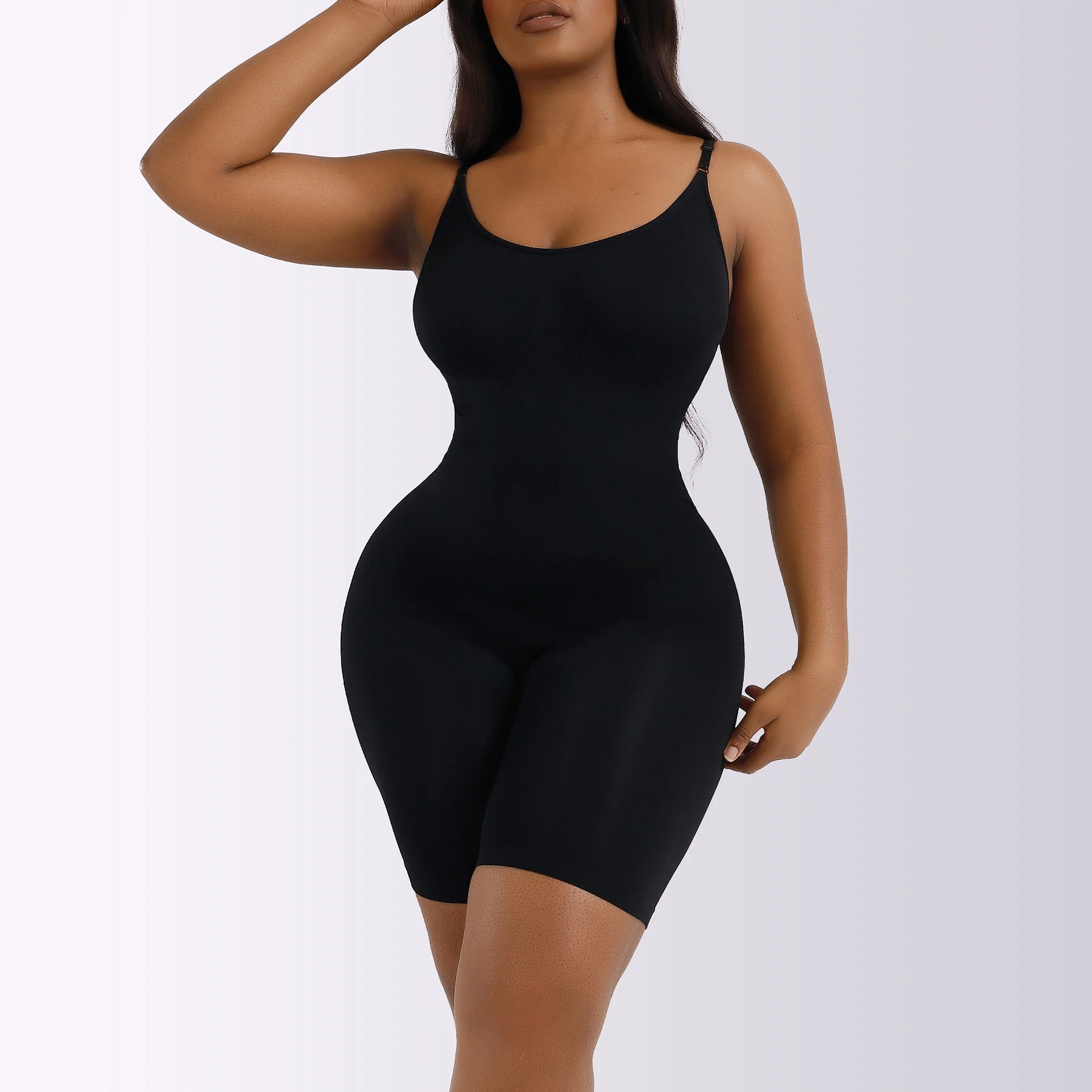 Postpartum Hip Lifting Seamless Corset Ladies Corset Full Body Suspenders Tummy Control Body Conjoined Underwear  3 Colors